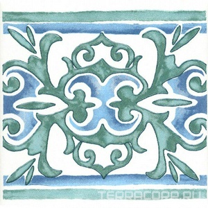 Керамическая плитка Kerama Marazzi Византия Декор  2256 l9.9х9.9 Комбинированный 