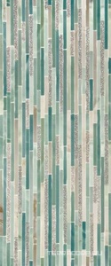 Керамическая плитка Gracia ceramica Capri  turquoise decor 01 25x60 Зеленый 