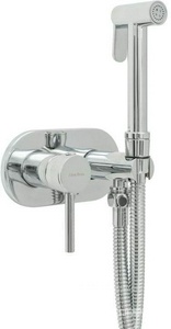 Смеситель совмещённый с гигиеническим душем, (готовый комплект: лейка, шланг 120см., скрытая часть), (металл цв.хром),  ZZ Allen Brau Priority 5.31005-00