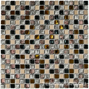 Мозаика Bonaparte Керамическая мозаика Space (15x15x8) 30x30 Комбинированный 