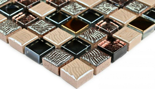 Мозаика Bonaparte Керамическая мозаика Space (15x15x8) 30x30 Комбинированный 