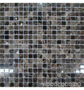 Мозаика Спектр-М Натуральный камень Мозаика из камня на сетке М20-027-15Р 30.5x30.5 Комбинированный 