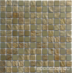 Мозаика Спектр-М Перламутр Мозаика из стекла на сетке S10-164 30x30 Комбинированный 