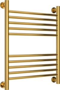 Полотенцесушитель "+" 600x500 мм, прямой, подключ. 3/4, комплектующие в комплекте, цв.золото ZZ Сунержа Богема 03-0220-6050