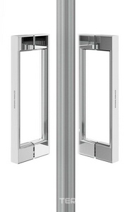 Душевое ограждение, 87х87х195 см., раздвижные двери, квадратное, покрытие Easy clean, стекло 6 мм прозрачное, профиль цв.хром Kerama Marazzi VETRO VE.90.SSD.CR