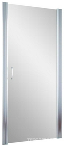 Дверь в нишу , 85x190 см, универсальное, профиль глянцевый хром, стекло шиншилла ZZ Vegas Glass EP EP 85 08 02