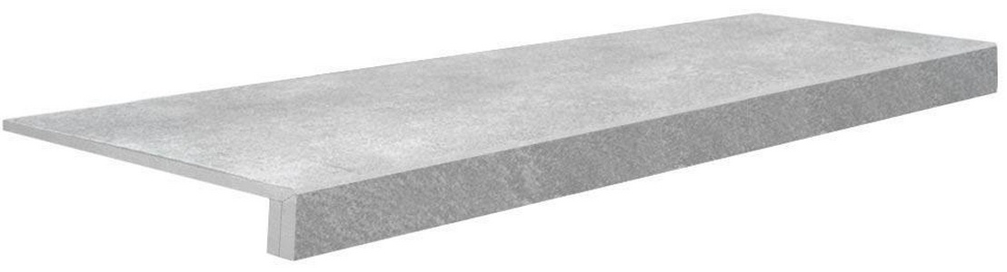 Ступени Kerama Marazzi Королевская дорога Ступень ЕВРО ТЕХНО Проходная  серый светлый (n040628)34.5х119.5 Серый 