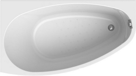 Акриловая ванна Radomir Орсини правая| 160x90x50