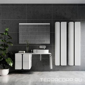 Высокий шкаф SB Balance 400 белый/графит Ravak BALANCE X000001374