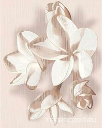 Панно Amati Plumeria  beige (2 шт) ZZ40.5x50.2