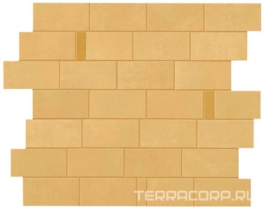 Мозаика Atlas Concorde Italy Boost Pro  Mustard Minibrick Pro Yellow 29,7x33,3 Бежевый 