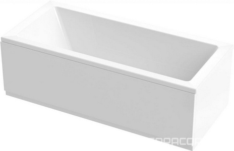 Ванна 160х70хh42см, прямоугольная, БЕЗ мет. каркаса и слива-перелива, (акрил),  ZZ Cezares Plane PLANE-160-70-42-W37
