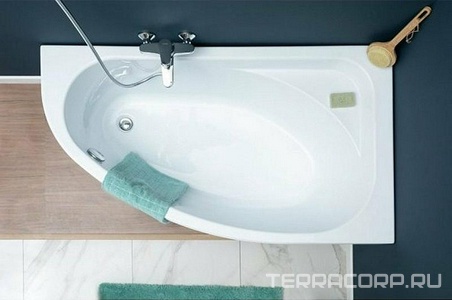 Акриловая ванна Mia 140x80x32 см R с каркасом ZZ Aquanet mia 246887