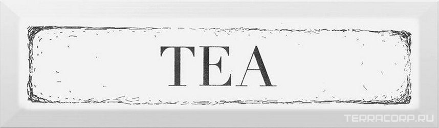 Декор Tea черный XXl8.5x28.5