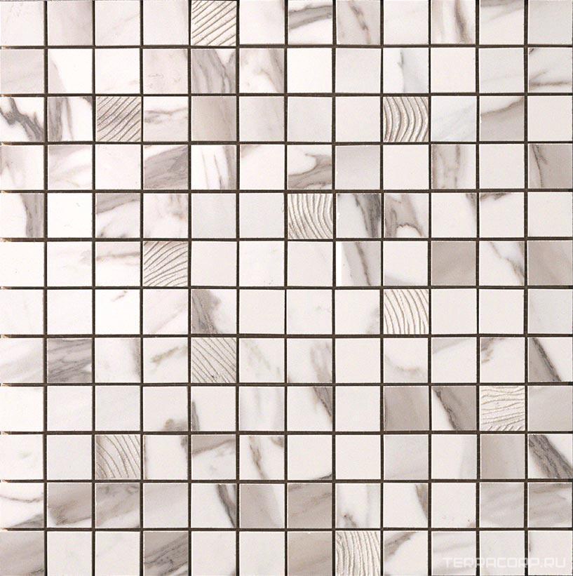 Мозаика AtlasConcorde Россия Supernova Marble S.M. Calacatta Gold Mosaic / S.M. Калакатта Голд Мозаика Белый, фото 3