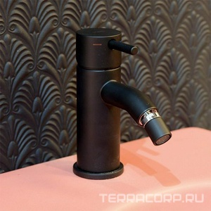 Смеситель для биде, с д/к, (цв.черный матовый),  ZZ Cisal Less New LN000550 40