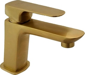 Смеситель для раковины, c д/к, (цв.матовое золото), Nove ZZ