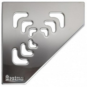 Трап для душа, выпуск гориз.50мм, (пластик, решетка нерж.сталь 194х194мм), Confluo Standard 20Х20 Angle 2 ZZ Pestan Standard Dry 13000014