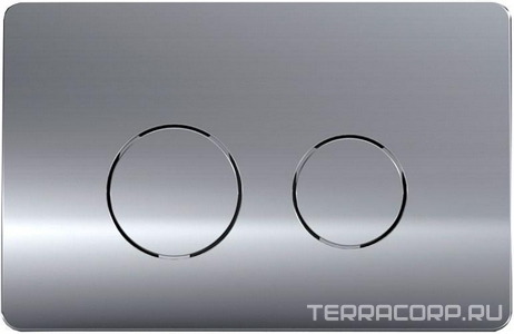 Кнопка смыва двойная для инсталляции (круглая), цвет хром глянец, ZZ Azario Azario AZ-8200-0084/AZ-P57-0120