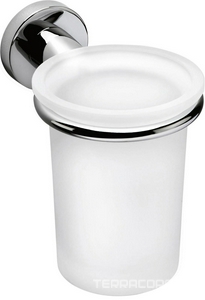 Стакан настеный (стекло мат., держ. цв.хром),  ZZ Colombo Basic B2702