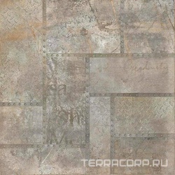 Ferrum Деко коричневый глазурованный матовый KL 60х60