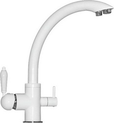 Смеситель Seaman Barcelone SSL-5382 Snow для кухонной мойки| 15x32x28