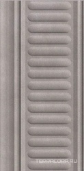 Бордюр Александрия серый структурированный XX |9.9x20