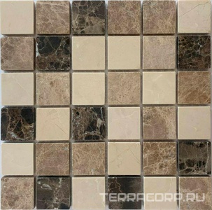 Мозаика Спектр-М Натуральный камень Мозаика из камня на сетке М20-377-48Т 30.5x30.5 Комбинированный 