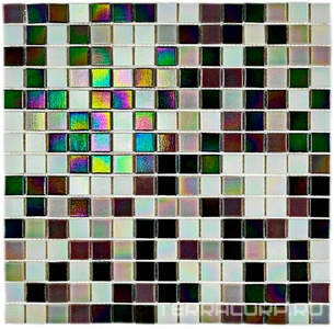 Мозаика Bonaparte Керамическая мозаика Pandora (4x20x20) 32.7x32.7 Комбинированный 