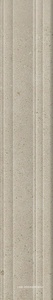 Керамическая плитка Kerama Marazzi Монсеррат Бордюр Багет  бежевый светлый матовый обрезной 7.3x40 Бежевый 