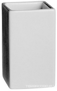 Стакан 7х7хh12см, настенный (белая керамика),  ZZ Fantini Young 96 P1 7602