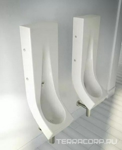 Писсуар керамический 27х32xh92см, крепёж и сифон в компл.,, (цв. белый),  ZZ ArtСeram Drop OSO003 01 00 bi