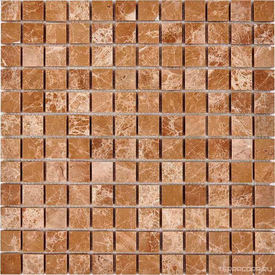 Мозаика Мастера Керамики Glass 222 Light Emperador (чип 23x23) 30,5х30,5 n/a, фото 3