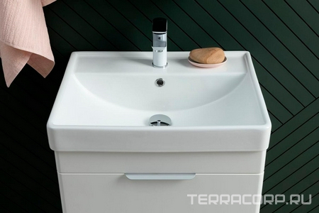Раковина мебельая "" 60 см., цв. белый Aquanet Ирис 301803