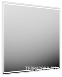 Зеркало MIO 90 (Ш)*80 (В) см, прямоугол., со встроенным диммером, белое