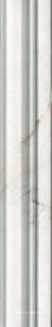Керамическая плитка Kerama Marazzi Серенада Бордюр Багет  белый глянцевый обрезной 5х30 Белый 