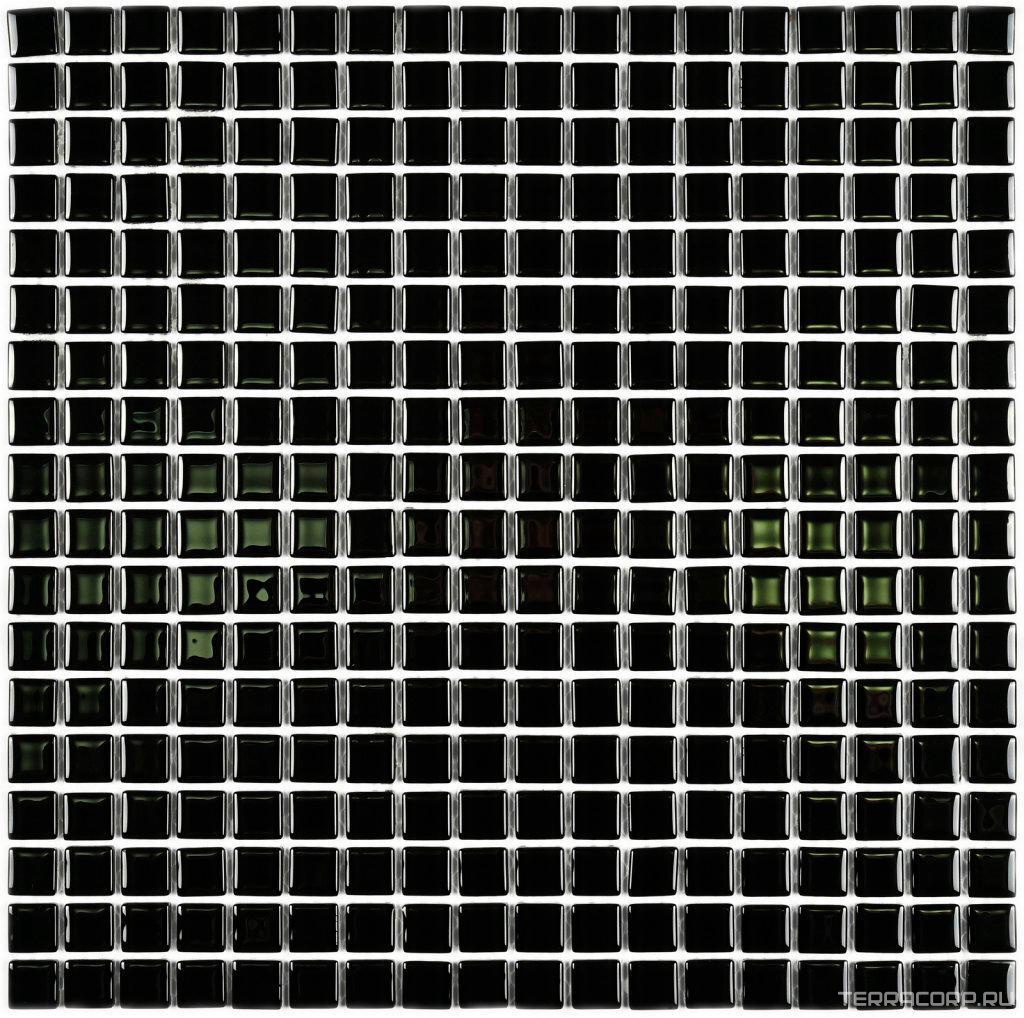 Мозаика Bonaparte Мозаика стеклянная Super black (15x15x4) 30x30 Комбинированный, фото 3