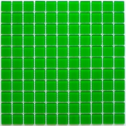 Green glass (25x25x4) ZZ 30x30