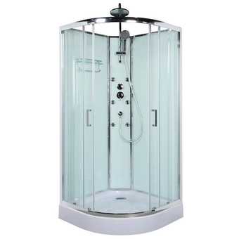 Душевая кабина BelBagno Uno Cab R 2 90 C Cr| 90x225x90