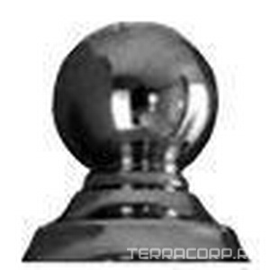 Декор 1ШТ.! "Шар" на верхний торец профиля душ.кабины, (цв. хром) Dec. 1, Devon&Devon ZZ Devon & Devon Универсал CQDEC1CR