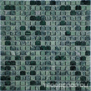 Мозаика Спектр-М Натуральный камень Мозаика из камня на сетке М20-306-15Р 30.5x30.5 Комбинированный 