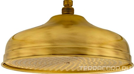Душ верхний, стационарный, круглый, 300мм, 1/2, (цв.бронза), Roma ZZ