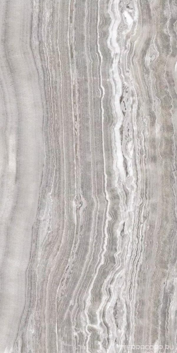 Керамогранит Florim Onyx Cloud Lucido 60x120 Серый, фото 7