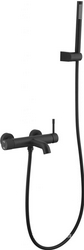 Смеситель для ванны с душем 463-B, Uno black. цв.черный, ZZ