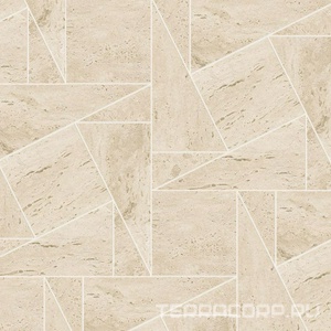 Мозаика Atlas Concorde Italy Marvel Travertine Marvel Pearl Mosaico Tessellation 22x26 Бежевый 