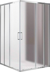 Душевой уголок 1200(1180-1205)х1200(1180-1205)хh1900мм, квадрат, (стекло текстурное Punto 6мм, фурн.цв.хром), Molveno ZZ