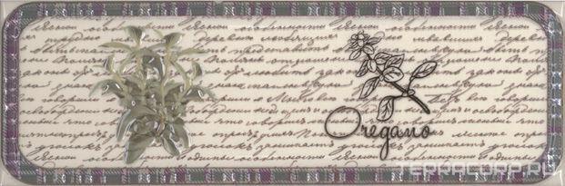 Керамическая плитка Absolut Keramika Monocolor 10x30 Decor Clasical Herbs Oregano 10x30 Комбинированный, фото 3