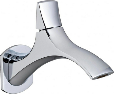 Смеситель для раковины, встраиваемый в стену, излив 173mm, (цв. хром)  ZZ 3M Hedo 0951 CC