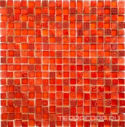 Мозаика из стекла на сетке SK10-212 ZZ 30x30