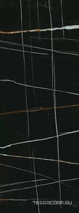 Керамогранит Kerama Marazzi Surface Laboratory /Сахара Блэк лаппатированный обрезной 119,5x320 Черный 